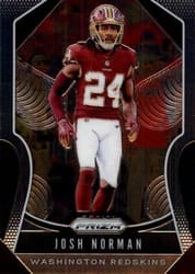 2019 Panini Prizm Base Set Josh Norman #66 card