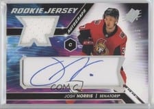 2020-21 SPx Rookie Autograph Jersey Josh Norris #JN card