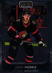 2021-22 O-Pee-Chee Platinum Base Set Josh Norris #164 card