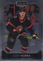 2021-22 O-Pee-Chee Platinum Base Set Josh Norris #93 card