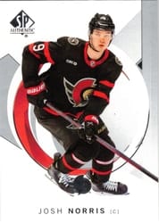 2024-25 SP Authentic Base Set Josh Norris #18 card