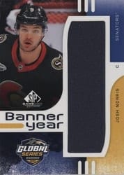 2024-25 SP Game Used 2023 Global Series Sweden Banner Year Relics Josh Norris #BYGS-JN card