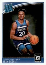 2018-19 Donruss Optic Base Set Josh Okogie #194 card