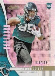 2019 Panini Absolute Base Set Josh Oliver #194 card