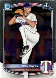 2025 Bowman Draft Chrome Josh Owens #BDC-119 card