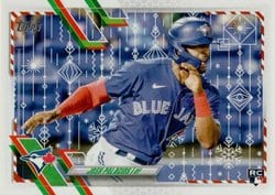2021 Topps Holiday Base Set Josh Palacios #HW3 card