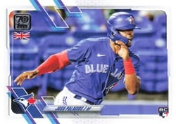 2021 Topps UK Edition Base Set Josh Palacios #175 card