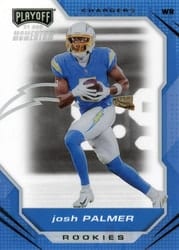 2021 Panini Chronicles Playoff Momentum Rookies Josh Palmer #PMR-22 card