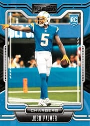 2021 Panini Playbook Base Set Josh Palmer #124 card
