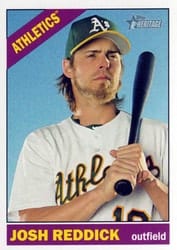 2015 Topps Heritage Base Set Josh Reddick #114 card