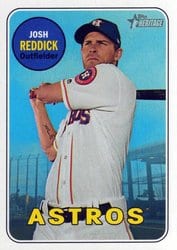 2018 Topps Heritage Base Set Josh Reddick #442 card