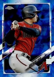2021 Topps Chrome Update Sapphire Edition Base Set Josh Rojas #US192 card