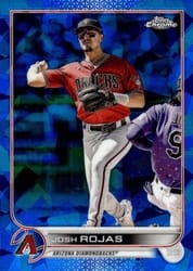 2022 Topps Chrome Update Sapphire Edition Base Set Josh Rojas #US180 card