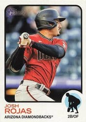 2022 Topps Heritage Base Set Josh Rojas #37 card
