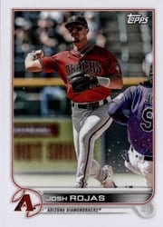 2022 Topps Mini Base Set Josh Rojas #US180 card