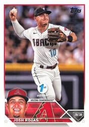 2023 Topps 1st Edition Base Set Josh Rojas #60 card