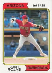 2023 Topps Heritage Base Set Josh Rojas #280 card