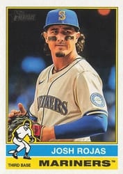 2025 Topps Heritage Base Set Josh Rojas #12 card