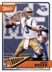 2018 Panini Classics Base Set Josh Rosen #205 card