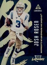 2018 Panini Luminance Luminary Josh Rosen #13 card