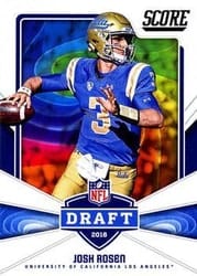 2018 Score NFL Draft Josh Rosen #2 card