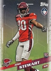 2019 Topps AAF Base Set Josh Stewart #138 card