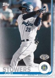 2019 Topps Pro Debut Base Set Josh Stowers #198 card