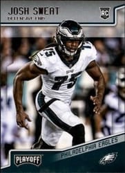 2018 Panini Playoff Base Set Josh Sweat #275 card