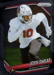 2025 Panini Prizm Base Set Josh Sweat #4 card