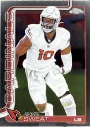 2025 Topps Chrome Base Set Josh Sweat #10 card