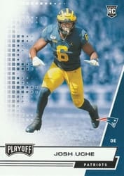 2020 Panini Playoff Base Set Josh Uche #289 card