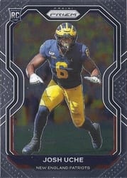 2020 Panini Prizm Base Set Josh Uche #369 card