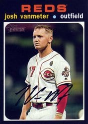 2020 Topps Heritage Base Set Josh VanMeter #105 card