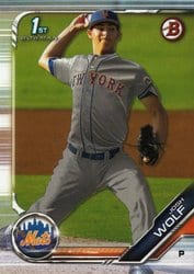 2019 Bowman Draft Base Set Josh Wolf #BD-119 card