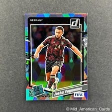 2023 Panini Donruss Josha Vagnoman Pink Cubic #194 card