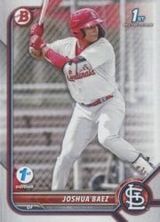 2022 Bowman 1st Edition Base Set Joshua Baez #BPPF-112 card