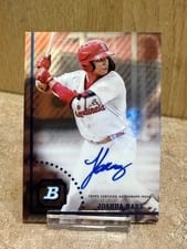 2022 Bowman Heritage Chrome Prospect Autographs Joshua Baez #CPA-JB card