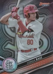 2022 Bowman's Best Top Prospects Joshua Baez #TP-9 card