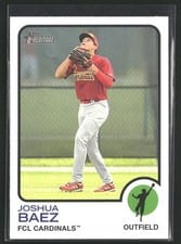 2022 Topps Heritage Minor League Base Set Joshua Baez #213 card