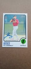 2022 Topps Heritage Minor League Real One Autographs Joshua Baez #ROA-JB card