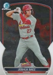 2023 Bowman Chrome Prospects Joshua Baez #BCP-127 card