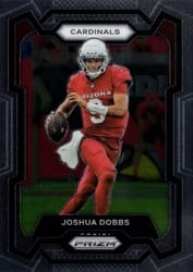 2023 Panini Prizm Base Set Joshua Dobbs #3 card