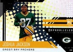 2018 Panini Unparalleled Base Set Joshua Jackson #252 card