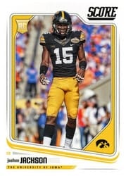 2018 Score Base Set Joshua Jackson #333 card