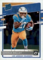 2020 Donruss Optic Base Set Joshua Kelley #188 card