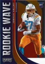 2020 Panini Playoff Rookie Wave Joshua Kelley #RW-27 card