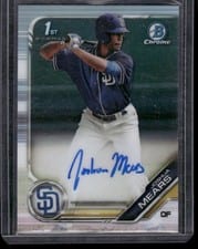 2019 Bowman Draft Chrome Picks Autograph Joshua Mears #CDA-JM card