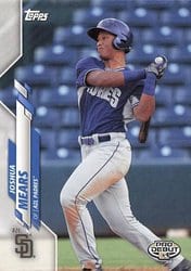 2020 Topps Pro Debut Base Set Joshua Mears #PD-139 card