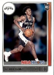 2021-22 Hoops Base Set Joshua Primo #220 card