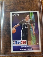 2021-22 Panini NBA Sticker & Card Collection Base Set Joshua Primo #96 card